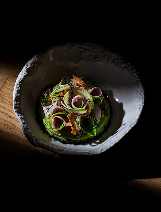 Refined dish served at Dans le Noir ?