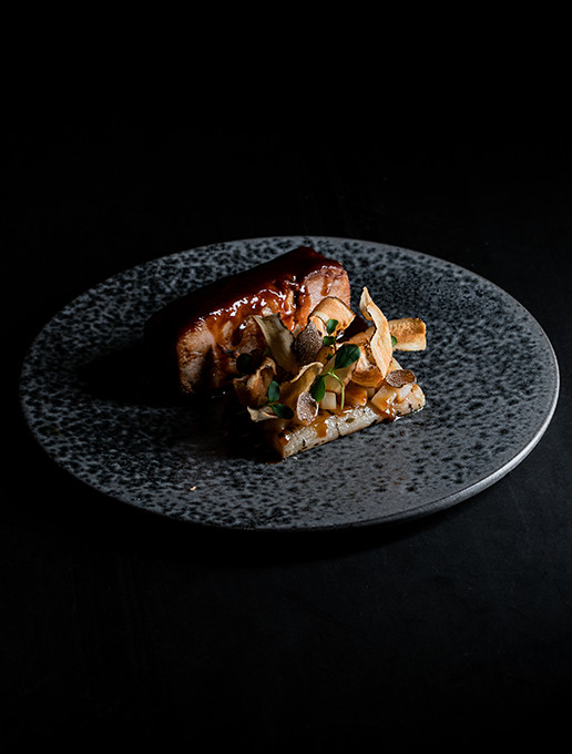 A gourmet festive dish to celebrate Christmas at Dans le Noir ?