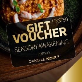 e-Gift voucher Sensory Awakening: Immersive Dining in Darkness